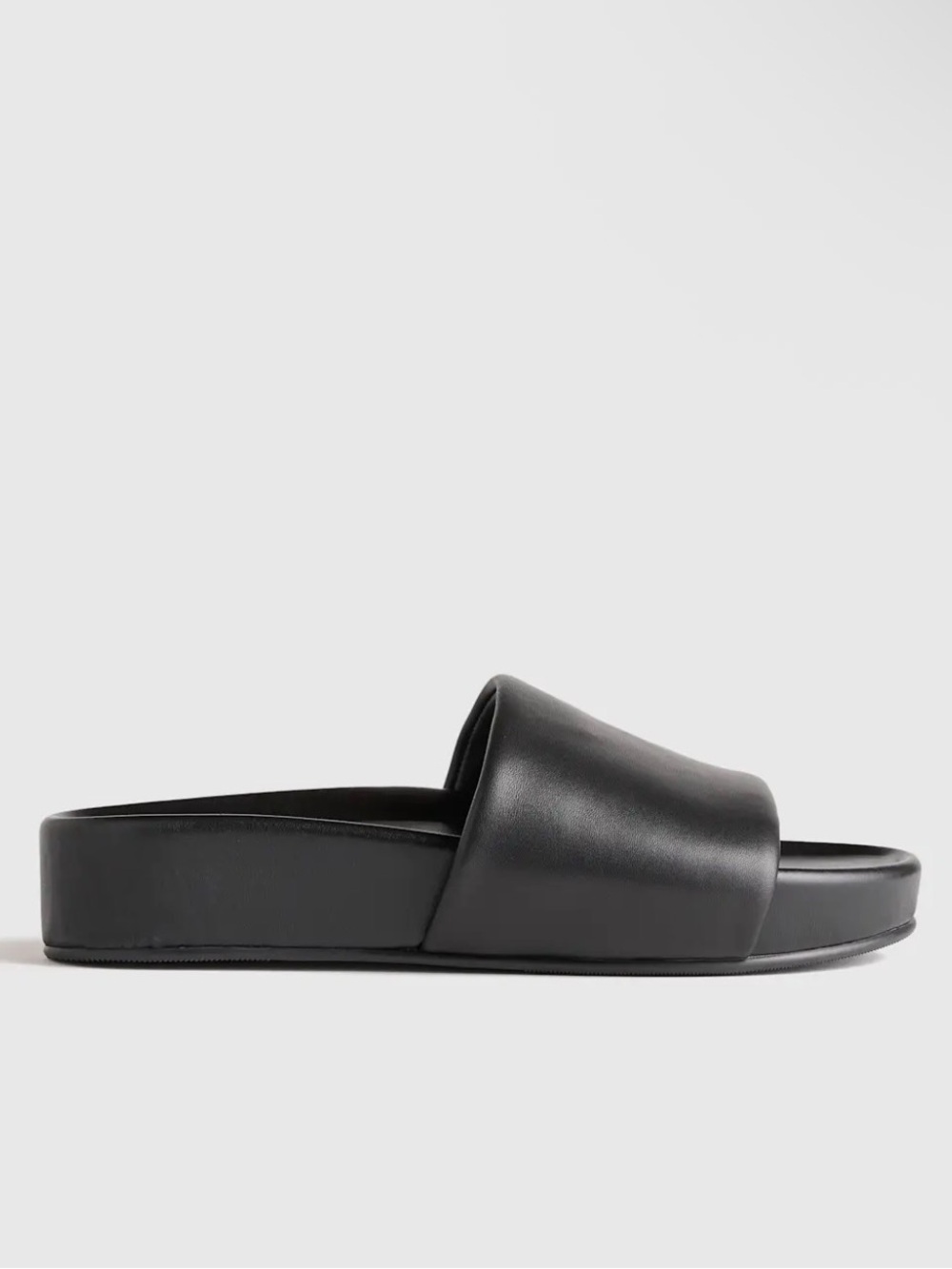 Black Platform Slides